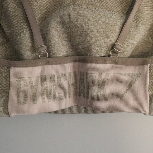 Gymshark Women's Grey Stretch Adjustable Straps Activewear Sports Bra - Picture 7 of 9